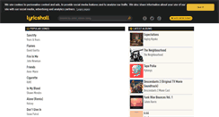 Desktop Screenshot of lyricshall.com